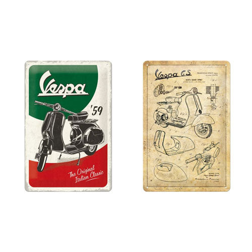 Nostalgic-Art Vespa Medium Sign (20x30cm)