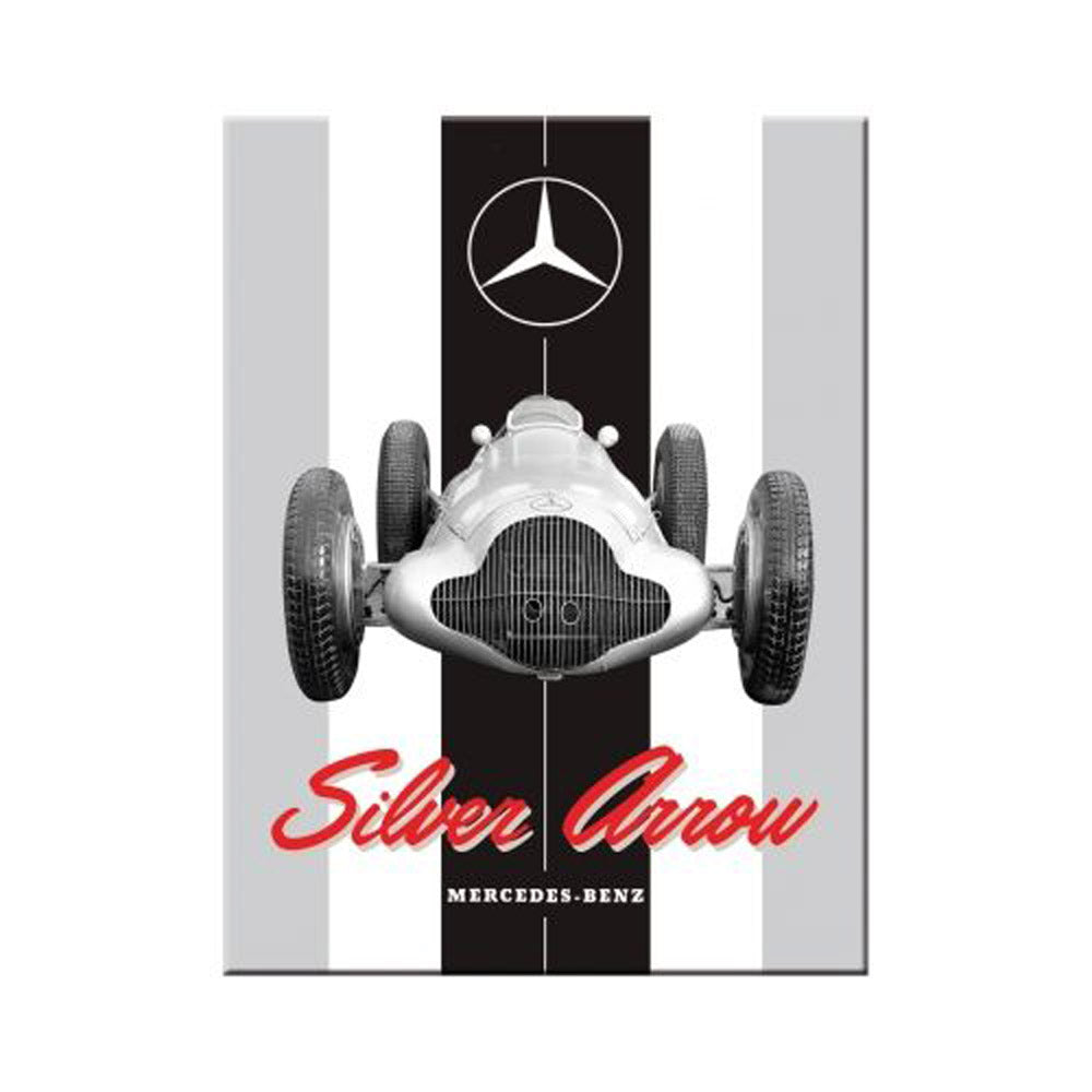 Nostalgic-Art Mercedes-Benz Silver Arrow Magnet (6x8cm)