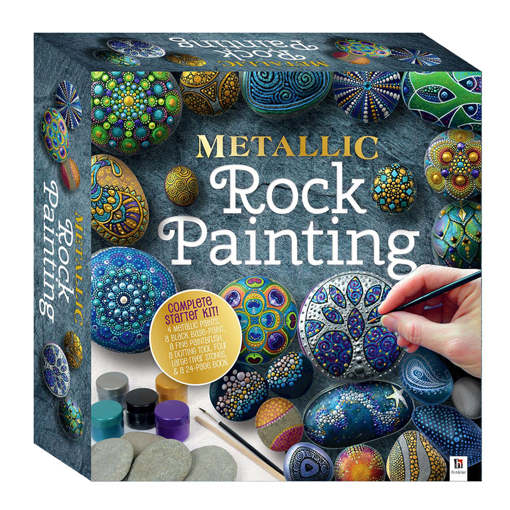 Metallic Rock Painting Kit