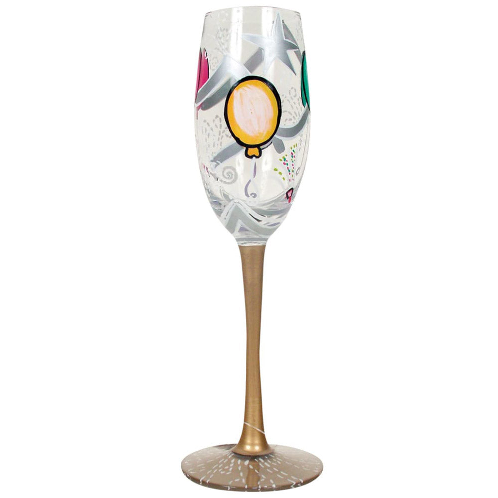 Champagne Celebrate Hand-Painted Beer Mug