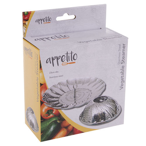 Appetito Stainless Steel Vegetable Steamer Basket