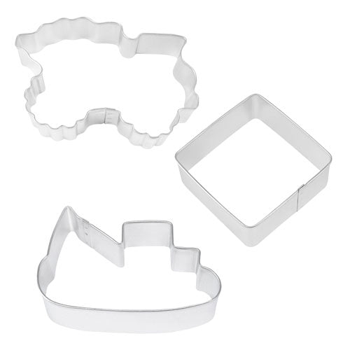 R&M Stainless Steel Construction Cookie Cutter (Set of 3)