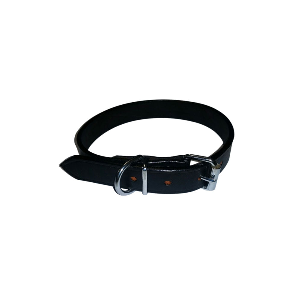 Leather Plain Collar (Black)