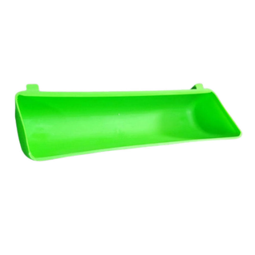 Green Plastic Chicken Feed Trough