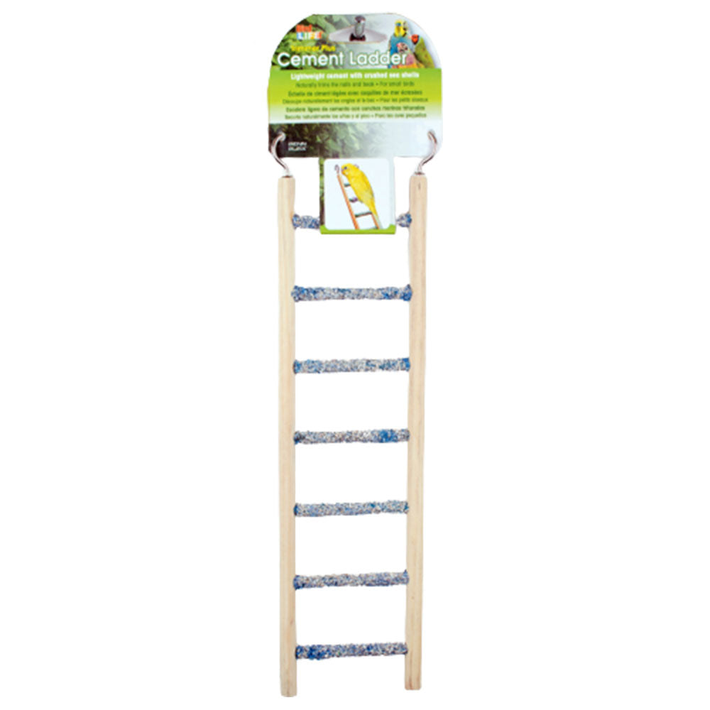 Penn-Plax Cement Ladder with Wooden Frame