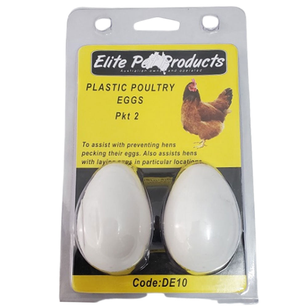 Plastic Dummy Poultry Egg (Pack of 2)