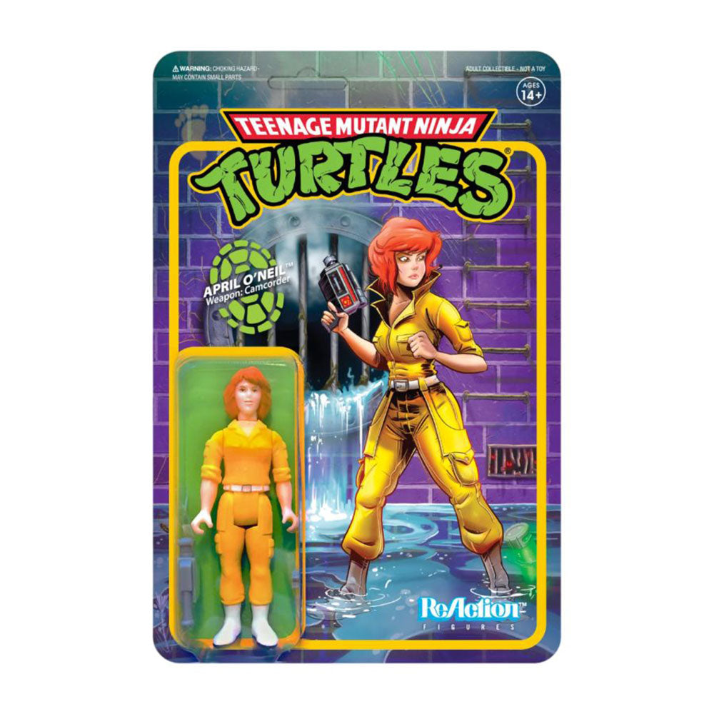 TMNT TV '87 April O'Neil ReAction 3.75" Figure