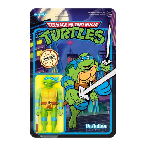 TMNT TV'87 Leonardo Toon Reaction 3.75" Figure