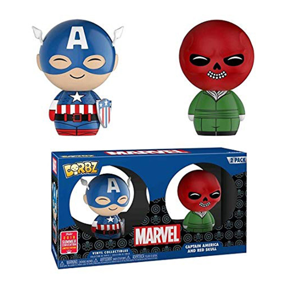 Captain America & Red Skull SDCC 2018 US Dorbz 2Pk