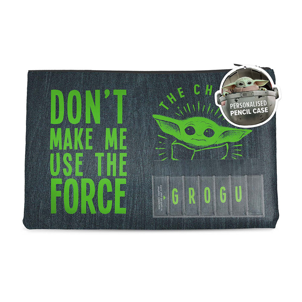 The Mandalorian Grogu Named Pencil Case