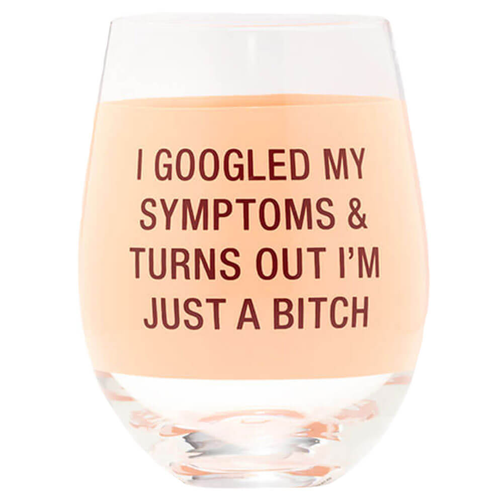 Say What Wine Glass 470mL