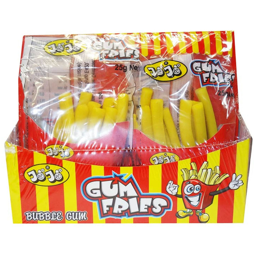 JoJos Gum Fries Bubble Gum Packs