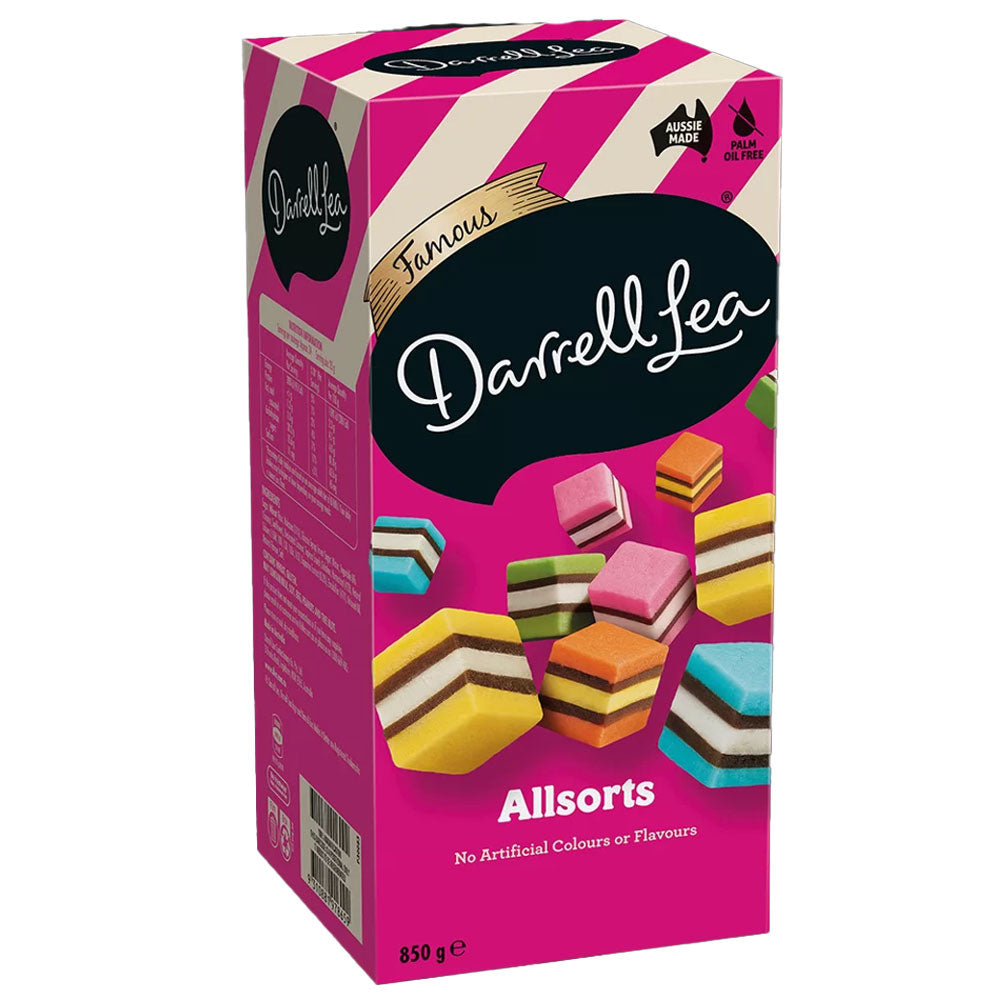 Darrell Lea Milk Chocolate Liquorice Allsorts Gift Box 850g