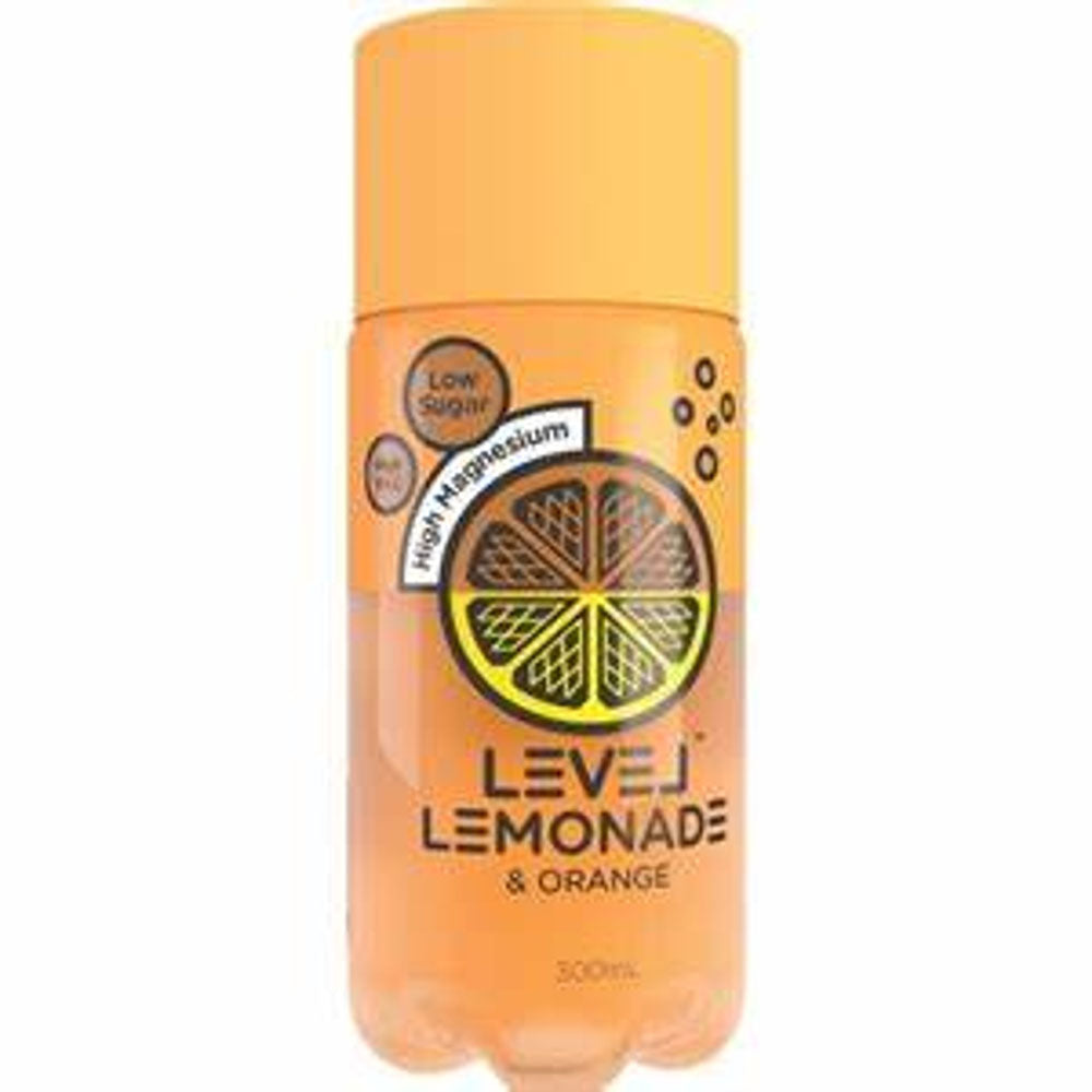 Level Lemonade and Orange (6x300mL)