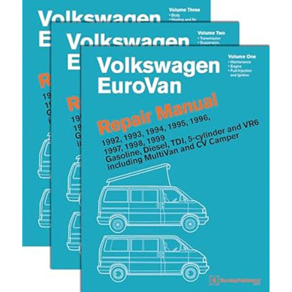 Volkswagen EuroVan 1992-1999 Models 3 Volumes Repair Manual