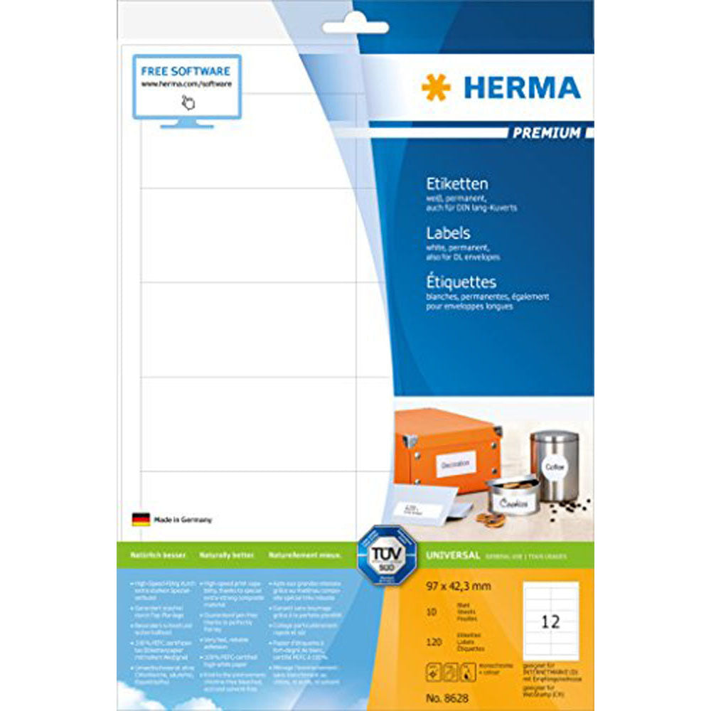 Herma Premium Labels A4 10pc