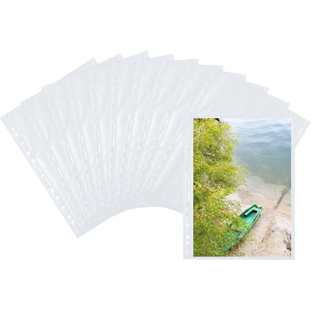 Herma Portrait Photo Pockets 10pc White (20x30mm)