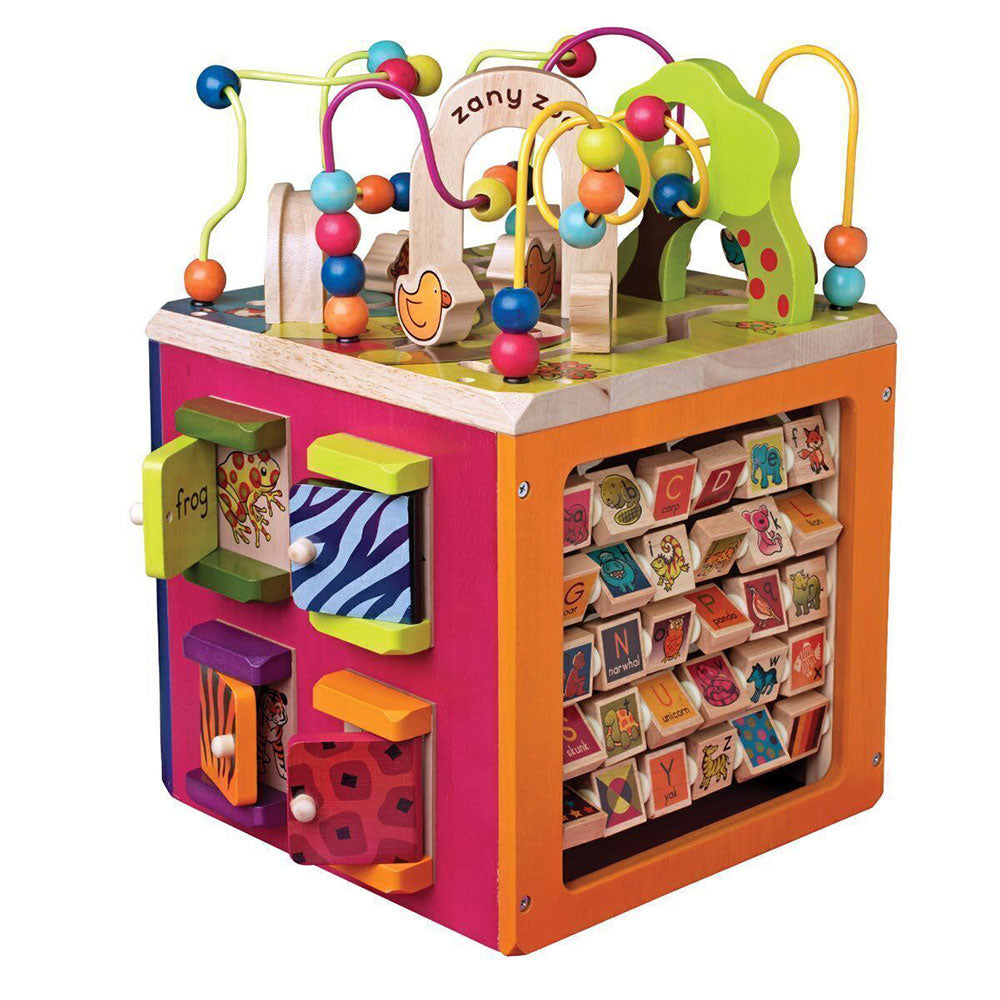 Wooden Activity Cube