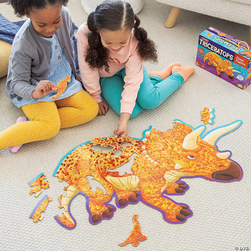 Triceratops 52-Piece Floor Puzzle