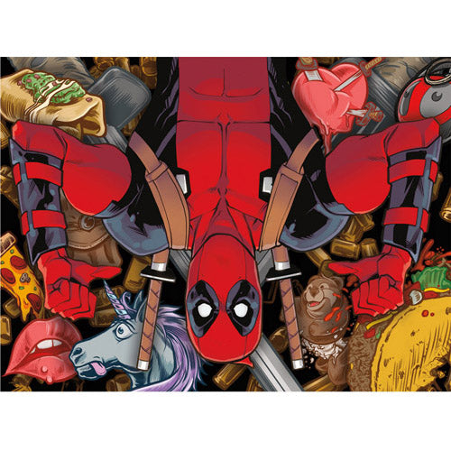 Aquarius Marvel Deadpool Collage Puzzle 500pc