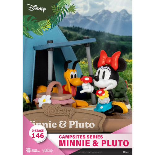 BK D Stage Campsites Series Minnie Mouse & Pluto Figure