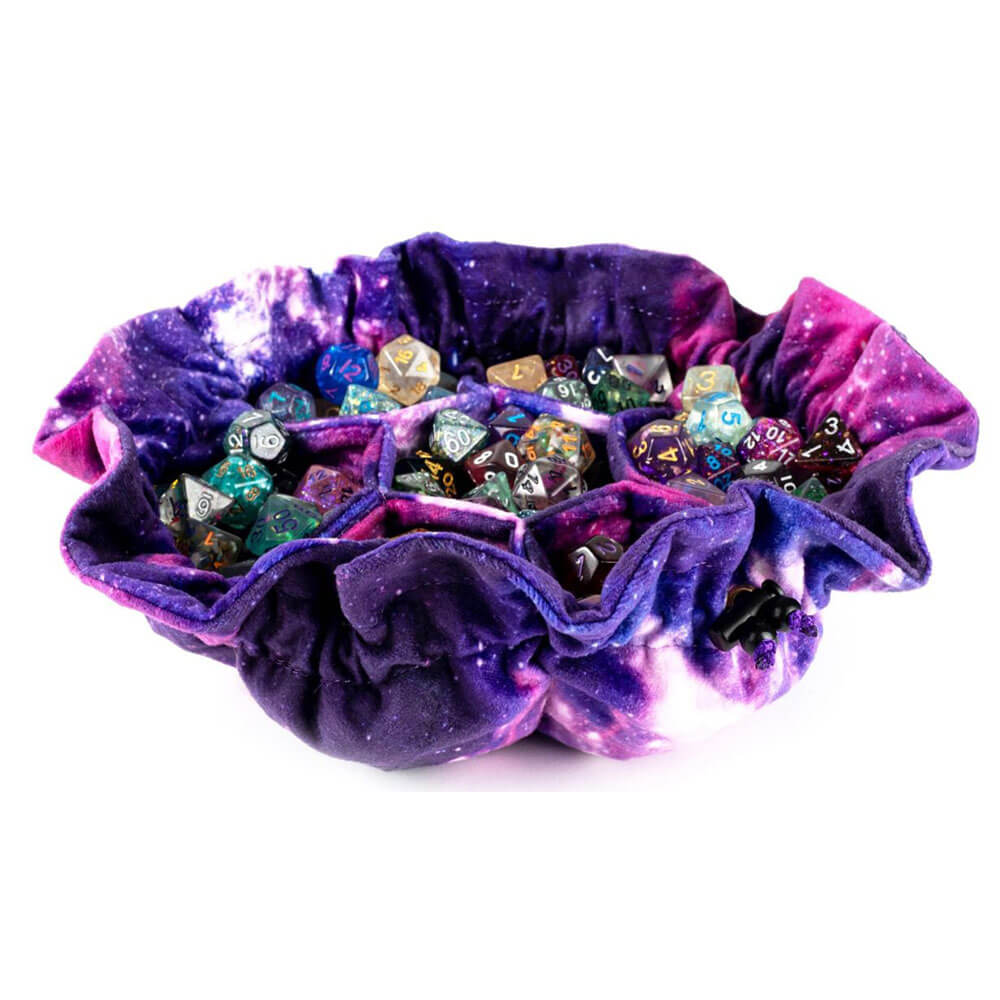 MDG Velvet Compartment Dice Bag with Pockets