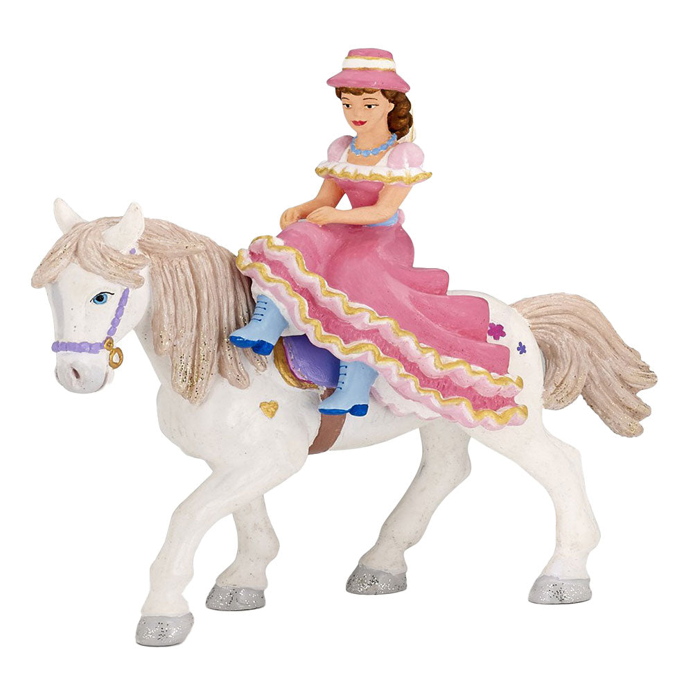 Papo Horsewoman with Hat Figurine
