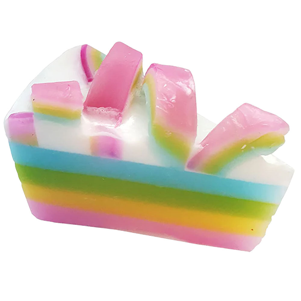 Raspberry Rainbow Soap Cake