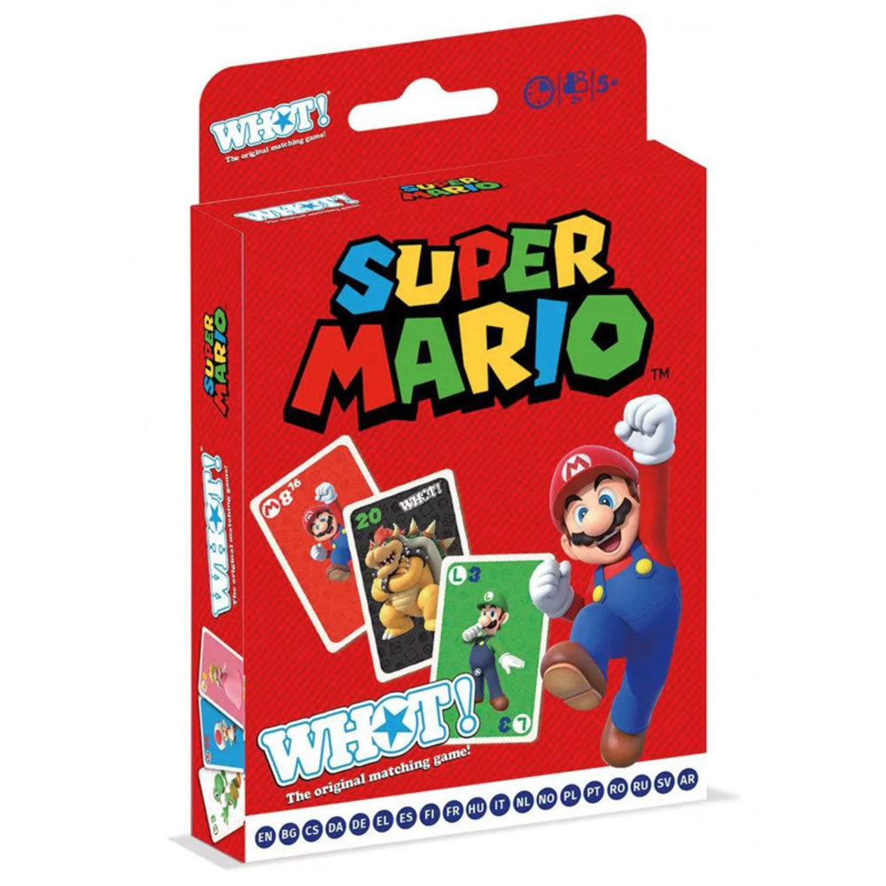 WHOT! Super Mario Edition Card Game