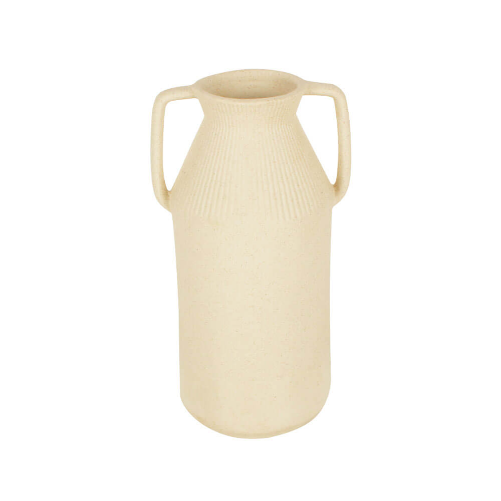 Minna Sand Finish Vase (25x13x10.5cm)