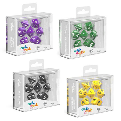 Oakie Doakie RPG Set Solid Dice 7pcs