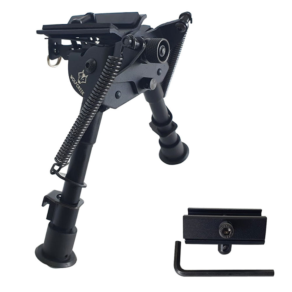 Wolf Creek Quick Draw Swivel Bipod (6"-9")