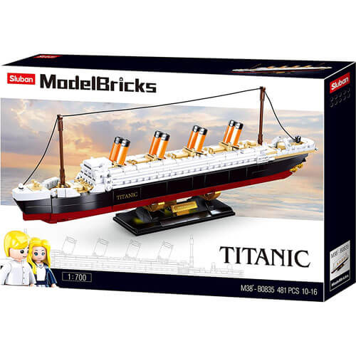 Sluban Model Bricks Titanic Set Scale 1:700 481pc