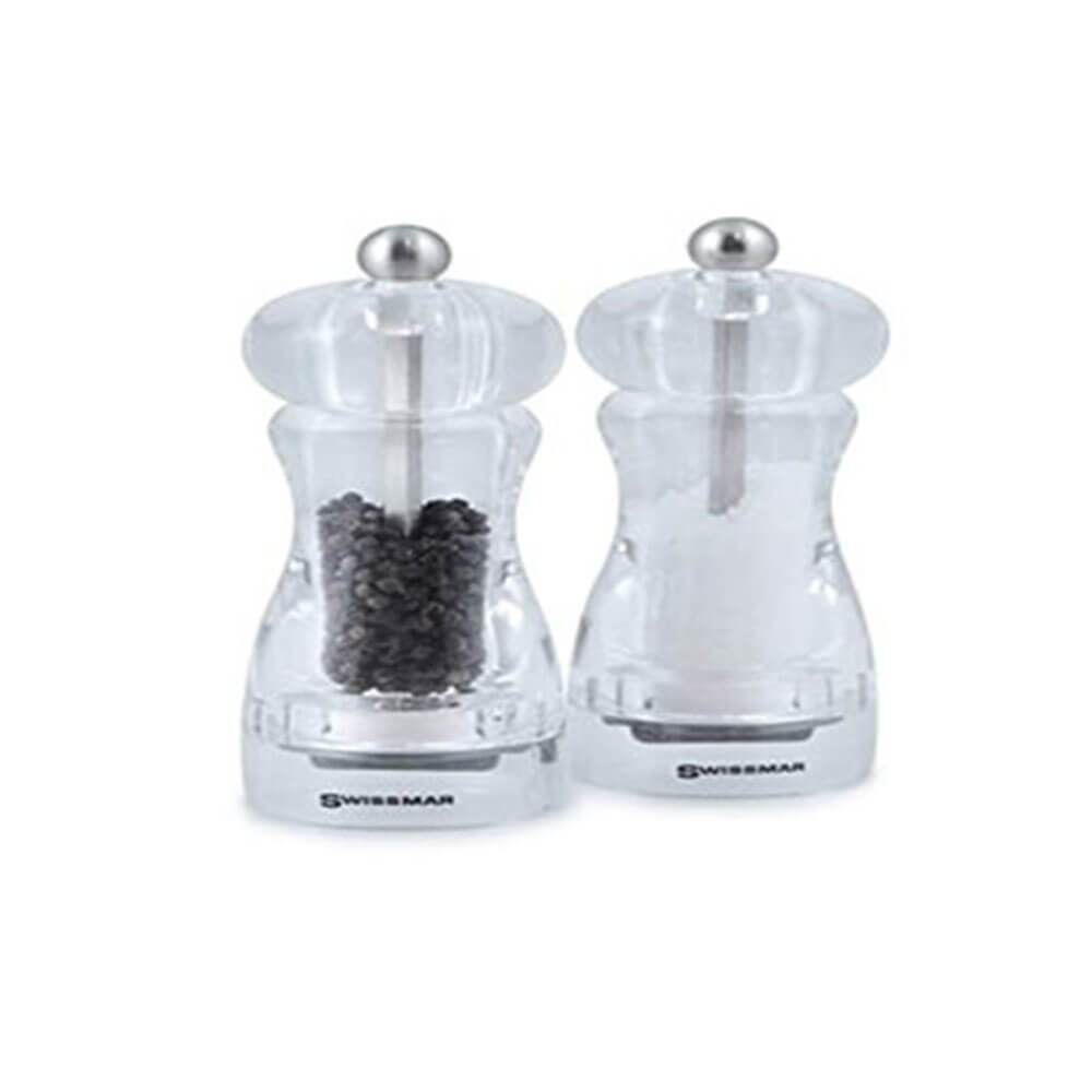 Swissmar Alice Acrylic Salt and Pepper Mill Set