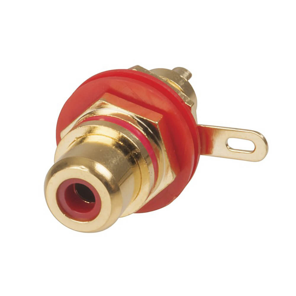 RCA Panel Mount Socket (Gold)