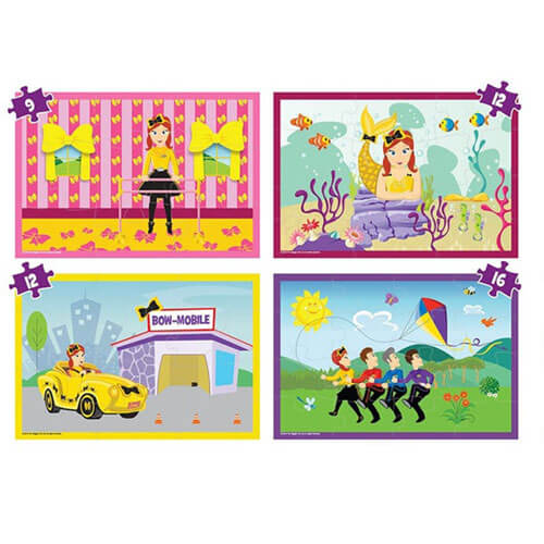 The Wiggles Emma 4 in 1 Wooden Jigsaw Puzzles