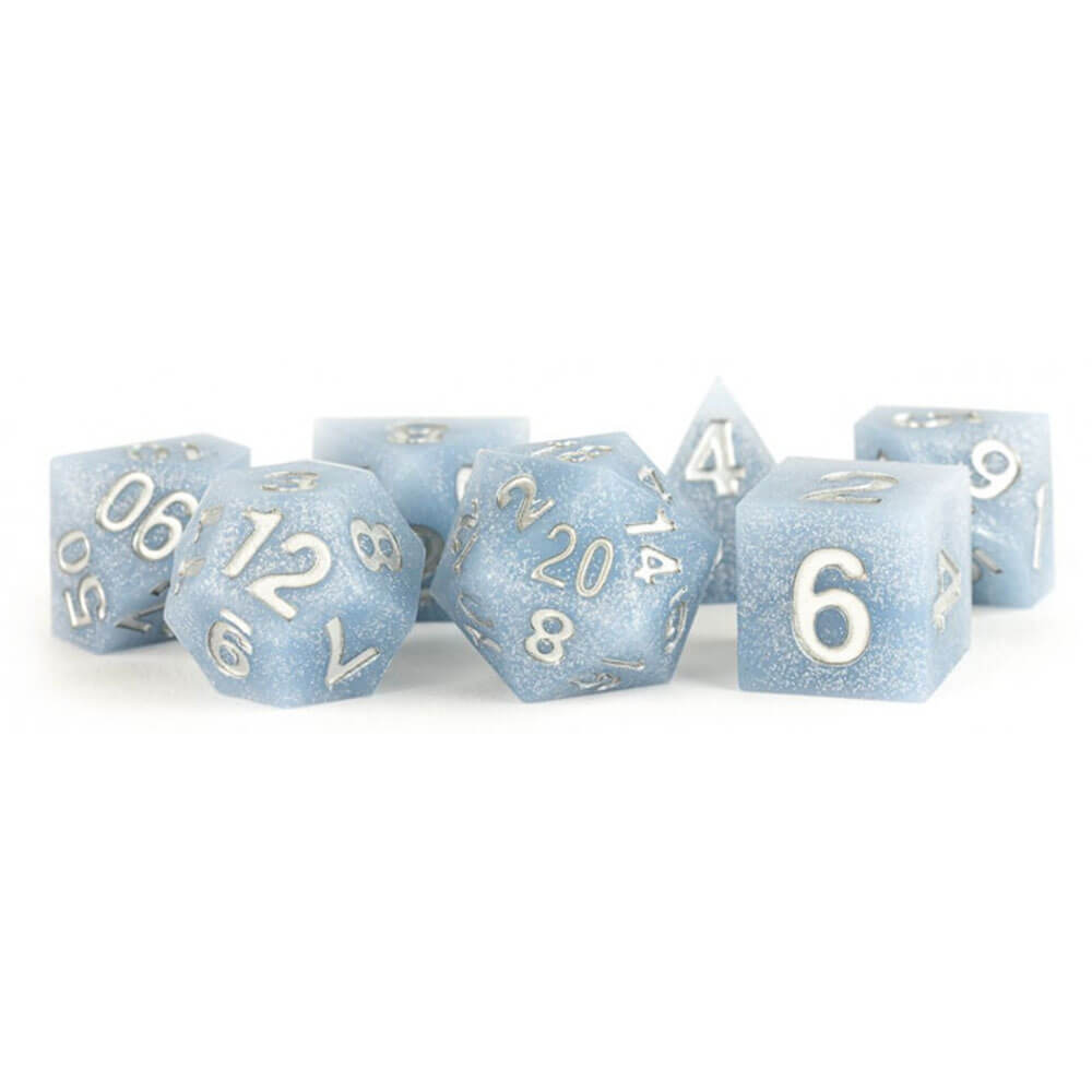 MDG Sharp Edge Silicone Rubber Dice Set