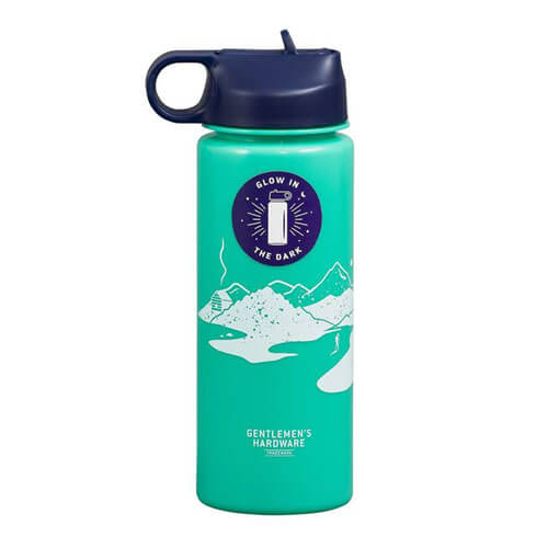 Gentlemen's Hardware Glow In The Dark Water Bottle