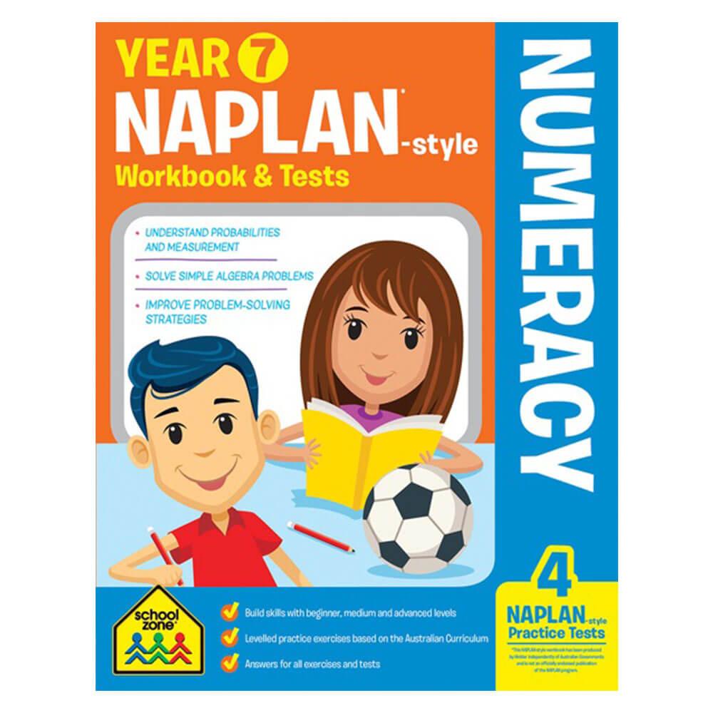 Schoolzone Naplan Year 7 Workbook and Tests