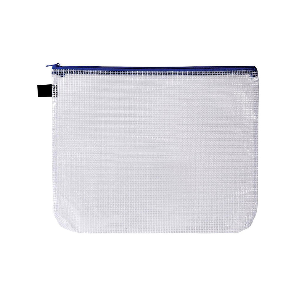 Avery Mesh Handy Pouch A4 (Blue Zip)